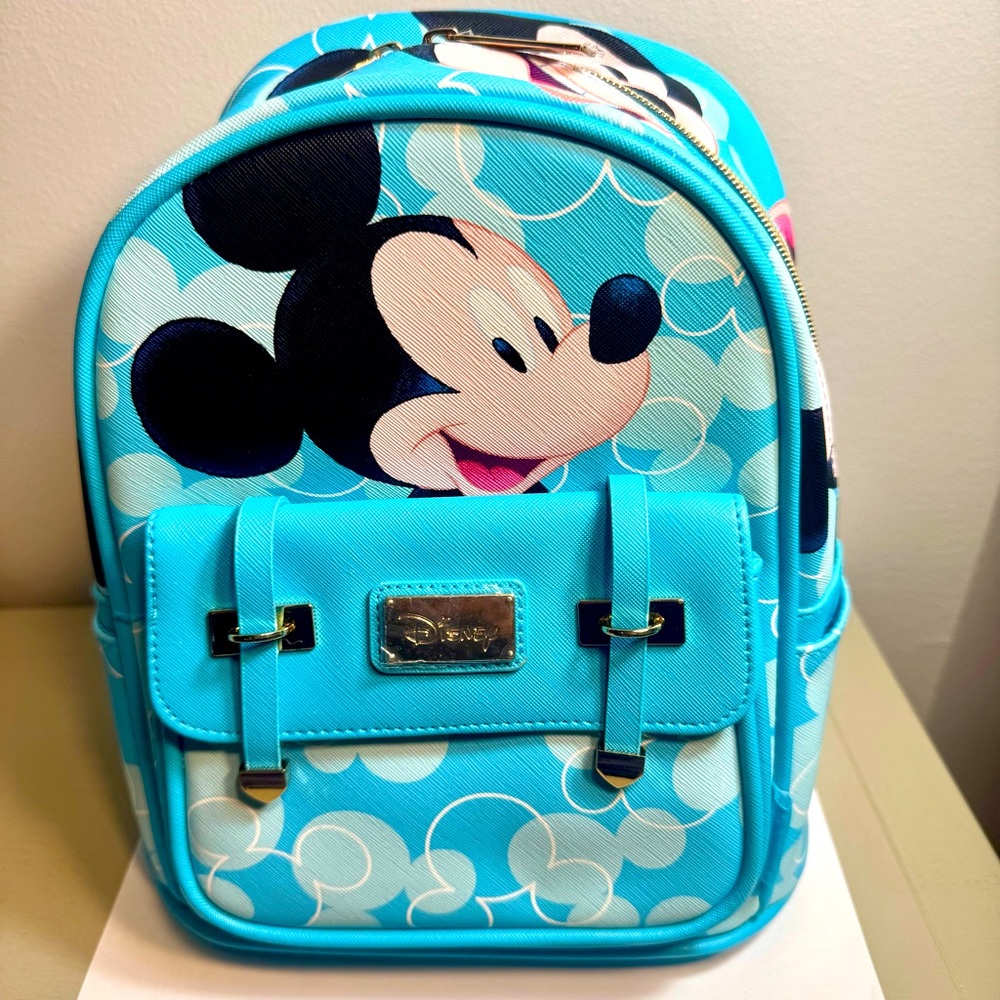 NWT. Disney Wandapop Mickey Mouse Vegan Leather Mini Backpack.